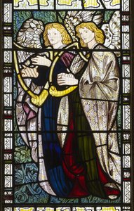 Musikalske engler, 1865 av Edward Burne Jones