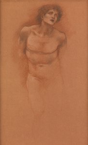 Studer for kjærlighetsfiguren i "The Car of Love" av Edward Burne Jones
