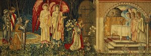 The Achievement of the Holy Grail av Sir Galahad, Sir Bors og Sir Percival, av Edward Burne Jones