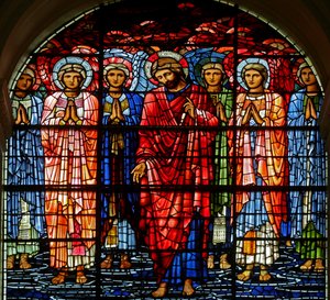 The Ascension, 1885-1897 (farget glass) av Edward Burne Jones