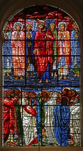 The Ascension, 1885-1897 (farget glass) av Edward Burne Jones