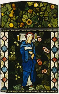Den hellige jomfru Maria, Morris & Co. av Edward Burne Jones
