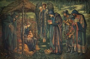 Betlehemsstjernen, 1888-91 av Edward Burne Jones