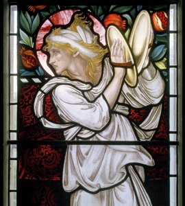 Waterford, St Michael & All Angels, Morris & Co., Edward Burne-Jones, Miriam detalj, 1872 av Edward Burne Jones