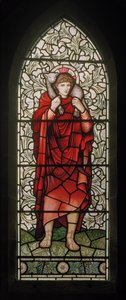 Wilden, All Saints, Morris & Co., Edward Burne-Jones, John Henry Dearle (1859-1932), The Good Shepherd, 1902-1914, Louisa, Alfred, The Baldwins, statsminister, metodist, Worcestershire, Arts & Craft