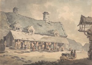 Corwen Marketplace, Nord-Wales av Edward Dayes