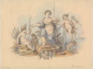 Allegori om sjøfart av Edward Francis Burney