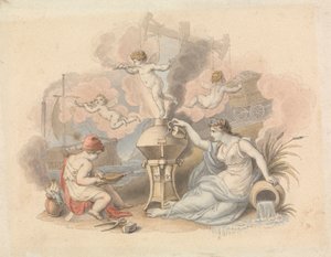 Allegori av Steam av Edward Francis Burney