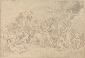Apollo og Phaeton av Edward Francis Burney