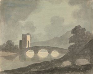 Bro og tårn av Edward Francis Burney