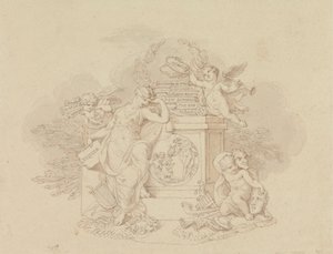 Design for illustrasjoner til Mozarts operaer av Edward Francis Burney