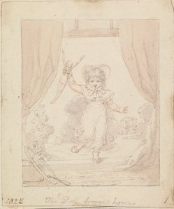Illustrasjon for Den nye dukken: Dukken brakt hjem av Edward Francis Burney