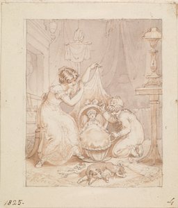 Illustrasjon for Den nye dukken: Uten tittel av Edward Francis Burney