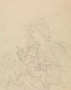 Madonna og barn av Edward Francis Burney