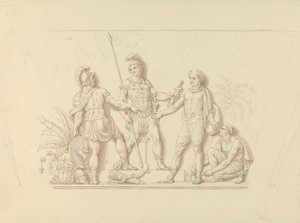 Putting Arms in Hands of the Indians av Edward Francis Burney