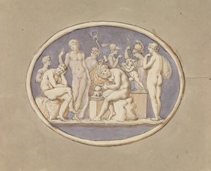 Vulcan og gudene og gudinnene av Edward Francis Burney