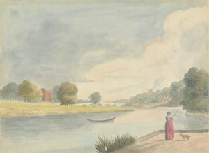 Kvinne fiske av Edward Francis Burney