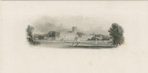 Trentham Hall: stålgravering, og [midten av 1800-tallet] (trykk) av Edward Francis Finden