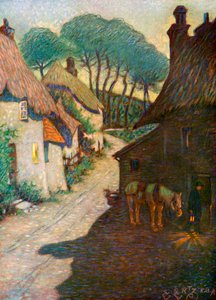 Thurlestone Village, South Devon, 1924-1926 av Edward Frederick Ertz