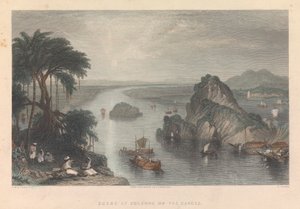 Scene ved Colgong på Ganges av Edward Goodall