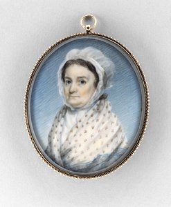 Mary Gould Almy, ca. 1797-1800 (akvarell på elfenben av Edward Greene Malbone