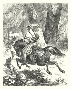 En gammel ballade omskrevet (gravering) av Edward Henry (after) Corbould