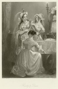 Skjønnhet og kjole av Edward Henry Corbould