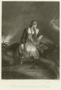 Medora ser på Conrads retur av Edward Henry Corbould