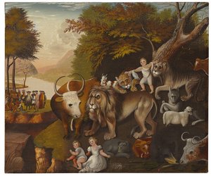 Peaceable Kingdom (olje på lerret)