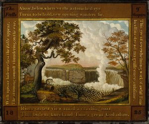 Die Niagarafälle av Edward Hicks