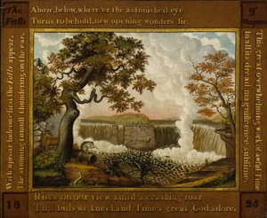 Fallene i Niagara, ca. 1825. av Edward Hicks