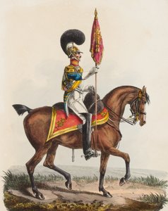 Royal Horse Guards, blå, offiser, 1828
