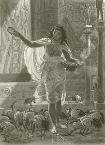 Mater den hellige ibis i Karnacs haller av Edward John Poynter
