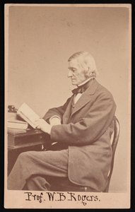 Portrett av William Barton Rogers 1804-1882, mellom 1866 og 1873. av Edward L Allen