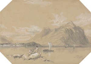Balgrate. 14. oktober. 1837 av Edward Lear