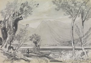 Brothers Water fra Patterdale av Edward Lear