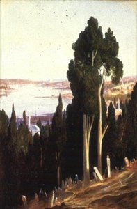 Konstantinopel fra Egypt av Edward Lear