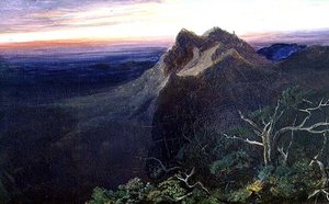 Morn Broadened on the Borders of Darkness (olje på lerret) av Edward Lear