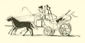 Kosten, spaden, pokeren og tangen (gravering) av Edward Lear