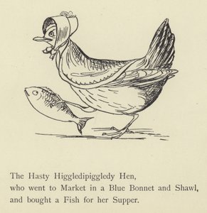 The Hasty Higgledy Piggledy Hen av Edward Lear