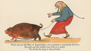 Det var en gammel mann fra Kamchatka, som hadde et bemerkelsesverdig fettsnitt, fra 