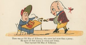 Det var en gammel mann fra Kilkenny, som aldri hadde mer enn en krone, fra 