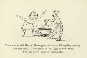 Det var en gammel mann fra Thermopylae, som aldri gjorde noe ordentlig av Edward Lear