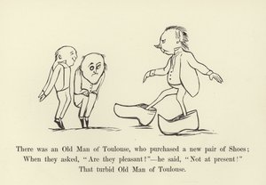 Det var en gammel mann fra Toulouse, som kjøpte et par nye sko av Edward Lear