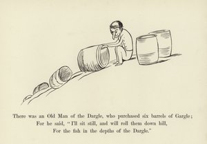 Det var en Old Man of the Dargle, som kjøpte seks tønner med Gargle av Edward Lear