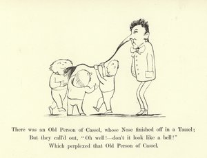 Det var en gammel person fra Cassel, hvis nese endte i en dusk av Edward Lear