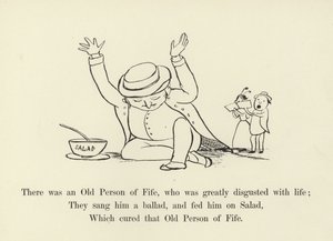 Det var en gammel person av Fife, som var sterkt avsky for livet av Edward Lear
