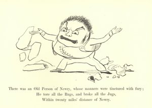 Det var en gammel person fra Newry, hvis manerer var tint av raseri av Edward Lear