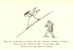 Det var en gammel person fra Rimini, som sa: Nådig! Godhet! AV Tvillingene! av Edward Lear