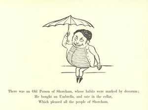 Det var en gammel person fra Shoreham, hvis vaner var preget av dekorum av Edward Lear